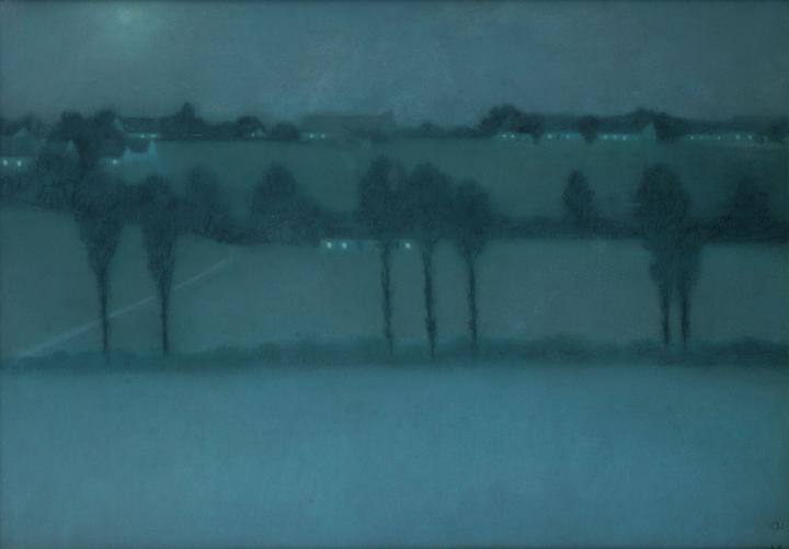 Nachtelijk landschap