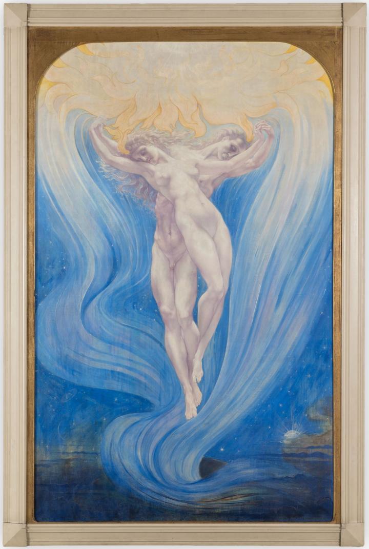Jean Delville, L'amour des âmes, 1900