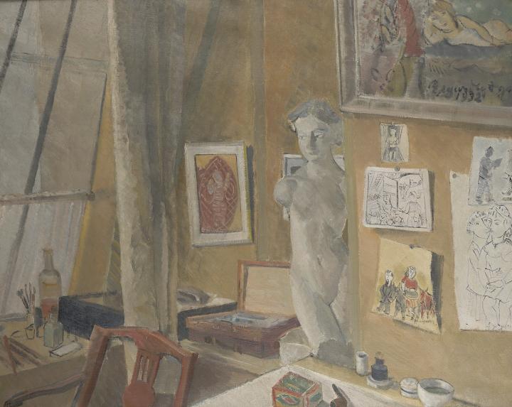 Hoekje van het atelier
